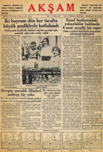 akşam 24 nisan 1934