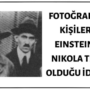 Fotoğraftaki Kişilerin Albert Einstein ve Nikola Tesla Olduğu İddiası Doğru Değil