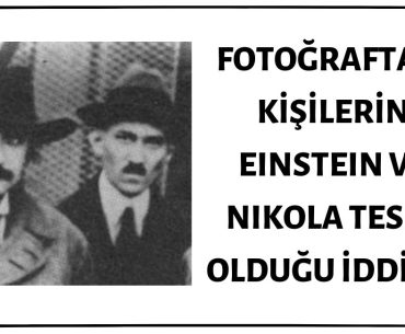 Fotoğraftaki Kişilerin Albert Einstein ve Nikola Tesla Olduğu İddiası Doğru Değil