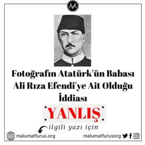 atatürkün babasının fotoğrafı