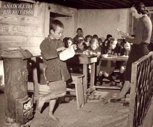 Anadolu'da bir köy okulu 1960