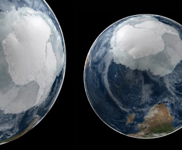 antarktika uzaydan fotografi