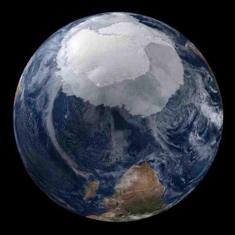 antarktika uzaydan tasarim