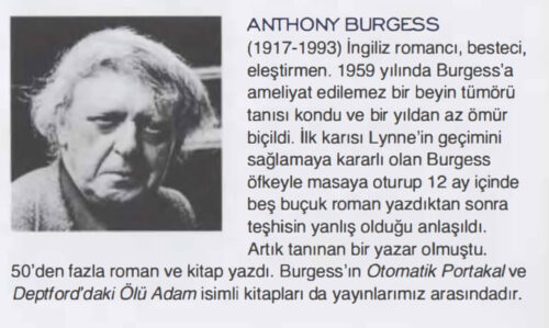 anthony burgess tumor kitap