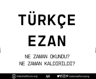 türkçe ezan ne zaman okundu