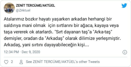 arka taş arkadaş