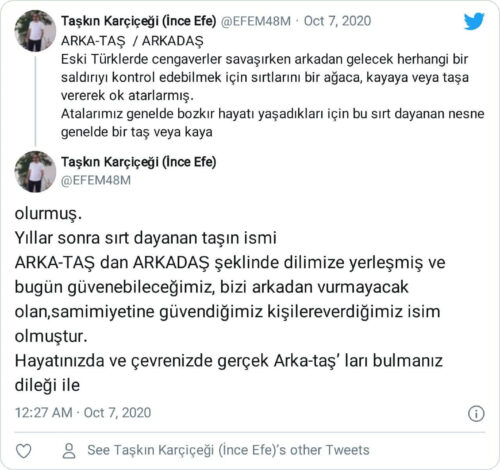 arkadaş arka taş