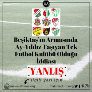 armasında ay yıldız taşıyan futbol takımı