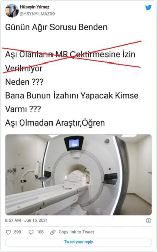 asi olanlarin mr cektirmesine