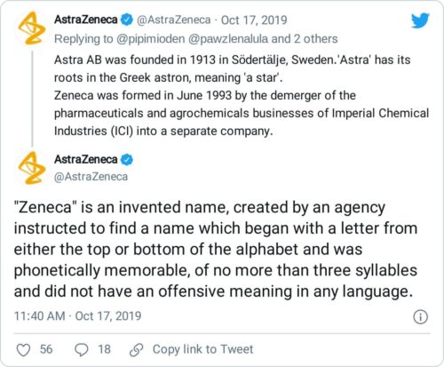 astra zeneca anlamı