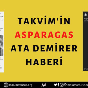 ata demirer yalan haber