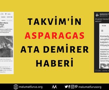 ata demirer yalan haber