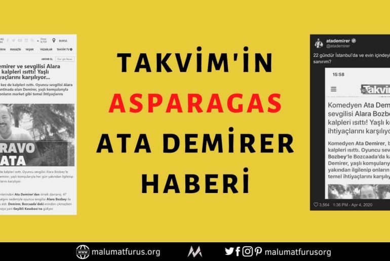 ata demirer yalan haber