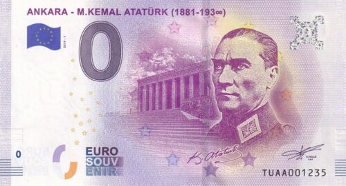 ataturk euro banknot