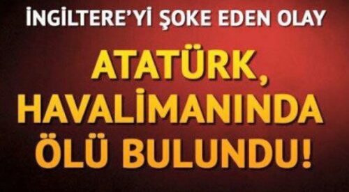 atatürk havalimanında ölü bulundu