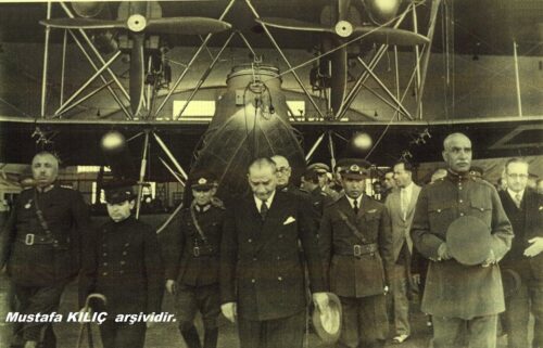 ataturk iran sahi riza pehlevi izmir ucak 1934