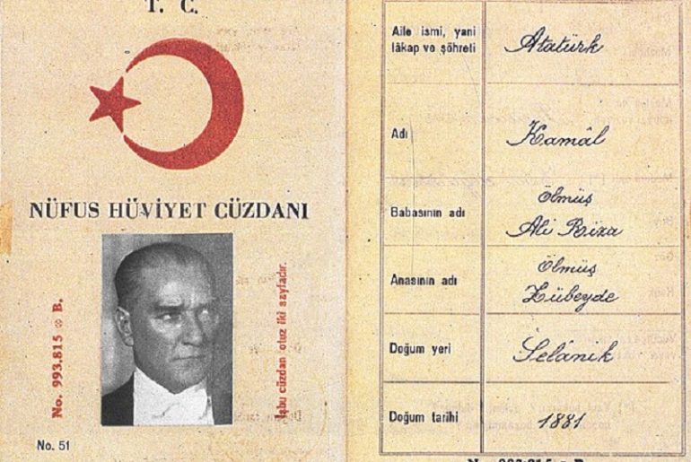 ataturk nufus cuzdani