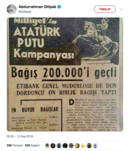 atatürk putu kampanyası paylaşımı