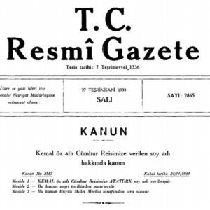 24 Kasım 1934 tarihli 2587 sayılı kanun