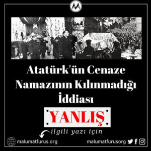 Atatürk'ün cenaze namazı