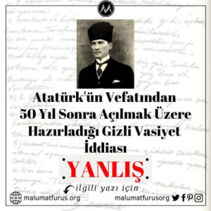 Atatürk'ün gizli vasiyeti