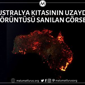 Görselin Avustralya'da Meydana Gelen Yangınların Uzaydan Görüntüsü Olduğu İddiası Doğru Değil