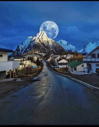 montaj dolunay fotoğrafı