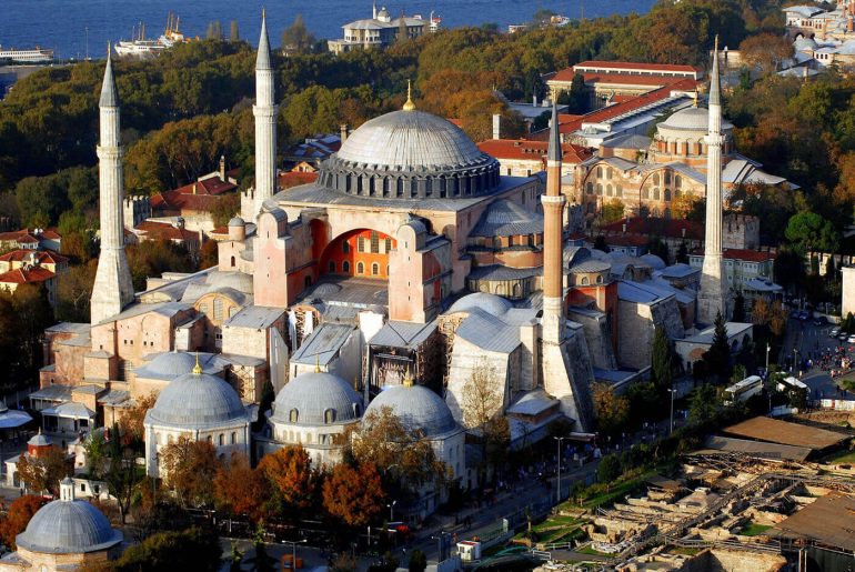 ayasofya minareleri