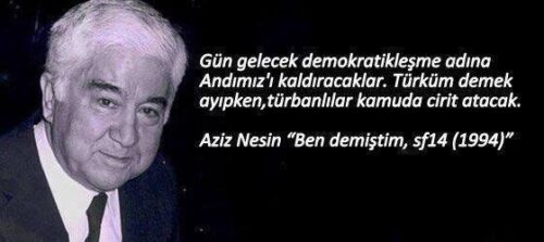 aziz nesin ben demiştim