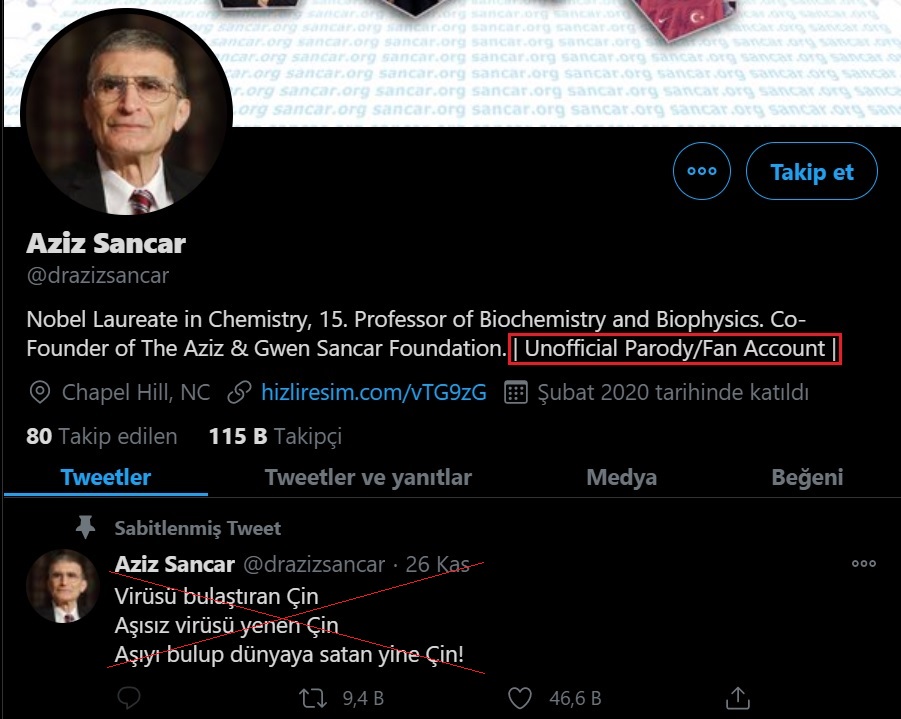 aziz sancar koronavirüs açıklaması