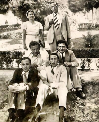 Azra Erhat, Nurullah Ataç, Bela Szabo, Bedri Rahmi Eyüboğlu, Necati Cumalı, Orhan Veli Kanık