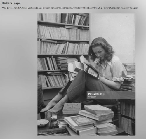 Barbara Laage'nin Sylvia Plath'e ait sanılan fotoğrafı (Kaynak: GettyImages)