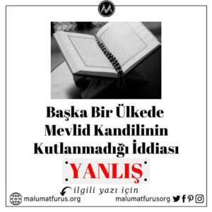 mevlid kandili kutlaması