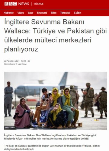 bbc afgan mülteci merkezi haberi