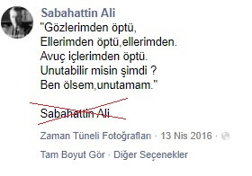 ben ölsem unutamam sabahattin ali