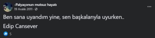 ben sana uyandım yine