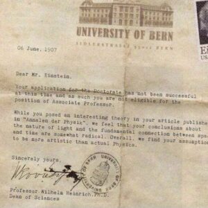 bern üniversitesi einstein ret mektubu