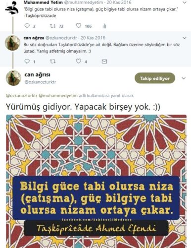 bilgi güç niza nizam