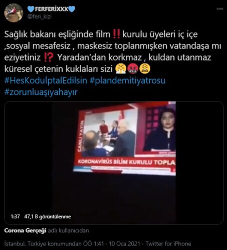 bilim kurulu maskesiz