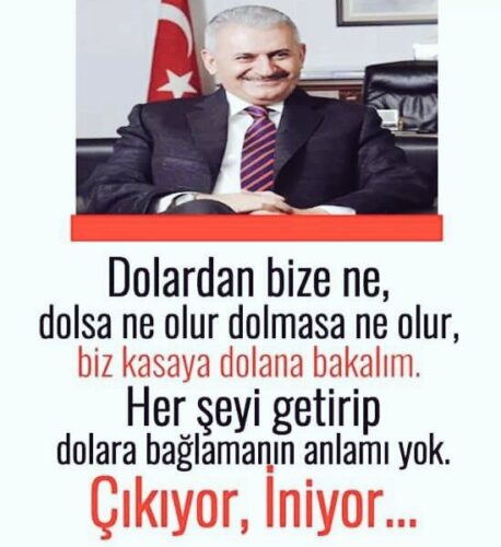 binali yıldırım dolardan bize ne