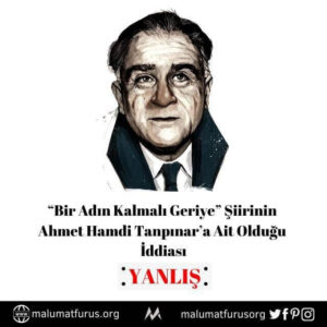 bir adın kalmalı geriye şiiri ahmet hamdi tanpınar