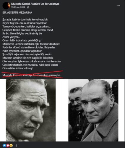 bir askerin mezarına şiiri atatürk