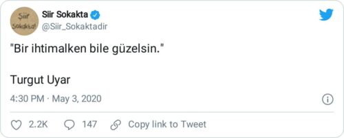 bir ihtimalken bile ne kadar güzelsin