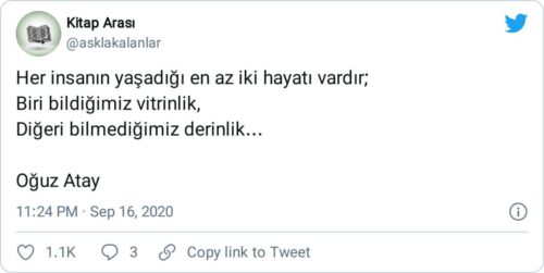 biri bildiğimiz diğeri bilmediğimiz vitrinlik