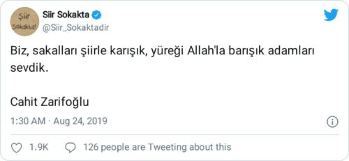 Sakalları Şiirle Karışık Yüreği Allah İle Barışık Adamları Sevdik