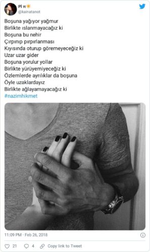 boşuna nazım hikmet