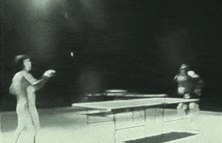 Bruce Lee'nin mınçıka ile pinpon oynadığı sanılan video kaydı
