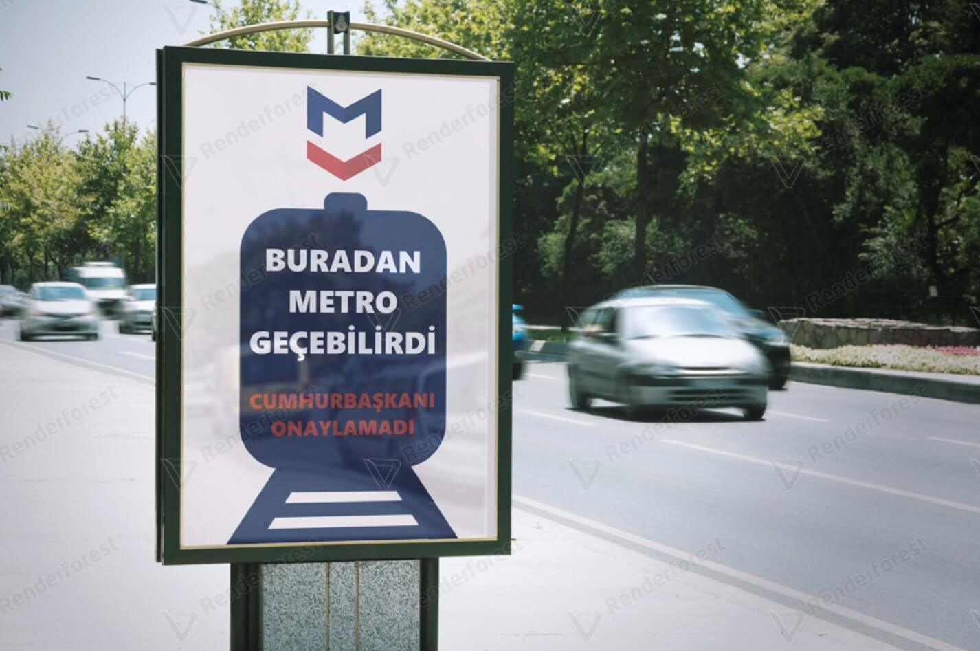 buradan metro gecebilirdi