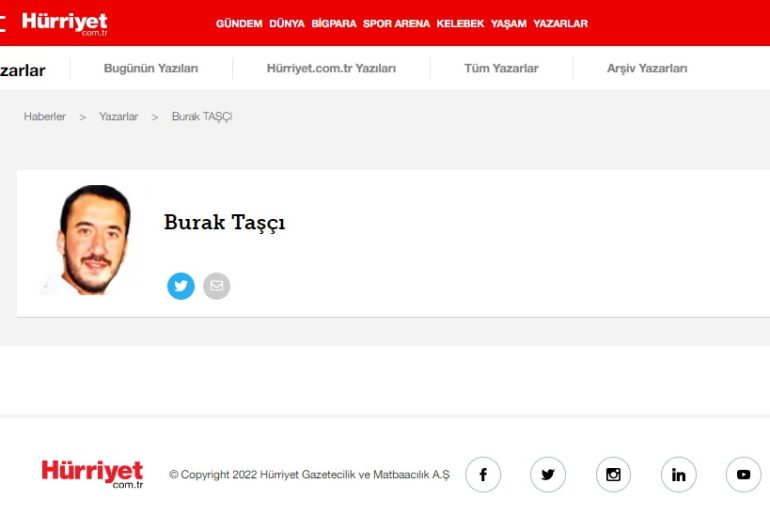 burak tasci hurriyet