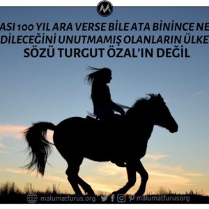 "Burası 100 Yıl Ara Verse Bile Ata Binince Ne Yöne Gidileceğini Unutmamış Olanların Ülkesi" Sözü Turgut Özal'a Değil, Mustafa Timûri'ye Ait